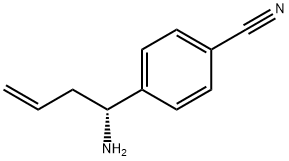 4-((1R)-1-AMINOBUT-3-ENYL)BENZENECARBONITRILE,1269945-44-9,结构式