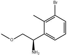 (1R)-1-(3-BROMO-2-METHYLPHENYL)-2-METHOXYETHYLAMINE Structure