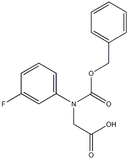 N-CBZ-S-3-氟苯甘氨酸 结构式