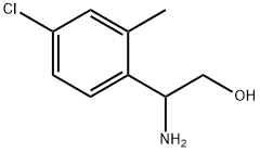 2-AMINO-2-(4-CHLORO-2-METHYLPHENYL)ETHAN-1-OL Structure