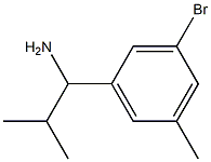 1-(3-BROMO-5-METHYLPHENYL)-2-METHYLPROPYLAMINE,1270363-65-9,结构式