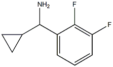 环丙基(2,3-二氟苯基)甲胺, 1270391-38-2, 结构式