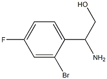 2-AMINO-2-(2-BROMO-4-FLUOROPHENYL)ETHAN-1-OL Structure