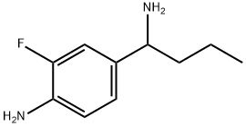 4-(1-AMINOBUTYL)-2-FLUOROANILINE 结构式