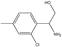 2-AMINO-2-(2-CHLORO-4-METHYLPHENYL)ETHAN-1-OL Structure