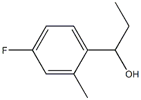 1-(4-氟-2-甲基苯基)丙-1-醇 结构式