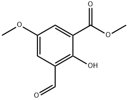 methyl 3-formyl-2-hydroxy-5-methoxybenzoate 化学構造式