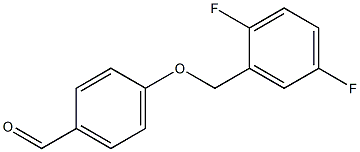 4-[(2,5-difluorophenyl)methoxy]benzaldehyde Structure