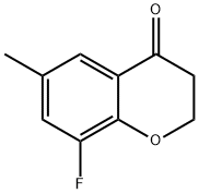8-FLUORO-6-METHYLCHROMAN-4-ONE Structure