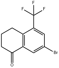 7-溴-5-(三氟甲基)-3,4-二氢萘-1(2H)-酮,1273673-31-6,结构式