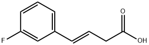 4-(3-フルオロフェニル)ブト-3-エン酸 化学構造式