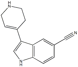 1H-Indole-5-carbonitrile, 3-(1,2,3,6-tetrahydro-4-pyridinyl)- Structure