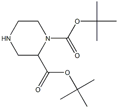 哌嗪-1,2-二羧酸二叔丁酯, 1279815-81-4, 结构式