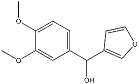 (3,4-DIMETHOXYPHENYL)(FURAN-3-YL)METHANOL Structure