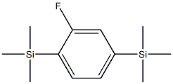 (2-fluoro-4-trimethylsilylphenyl)-trimethylsilane,128254-27-3,结构式