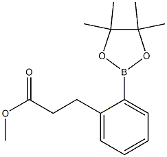 METHYL 3-(2-(4,4,5,5-TETRAMETHYL-1,3,2-DIOXABOROLAN-2-YL)PHENYL)PROPANOATE Struktur
