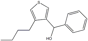(4-BUTYLTHIOPHEN-3-YL)(PHENYL)METHANOL Structure