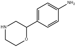 4-(morpholin-2-yl)benzenamine Struktur