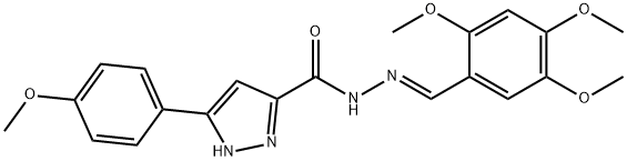 1285520-26-4 (E)-3-(4-methoxyphenyl)-N-(2,4,5-trimethoxybenzylidene)-1H-pyrazole-5-carbohydrazide