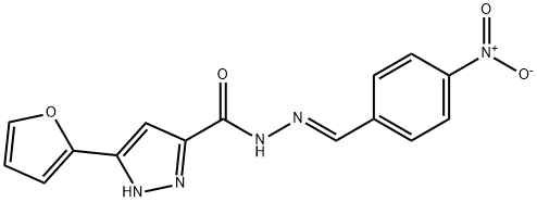 1285536-14-2 (E)-3-(furan-2-yl)-N-(4-nitrobenzylidene)-1H-pyrazole-5-carbohydrazide