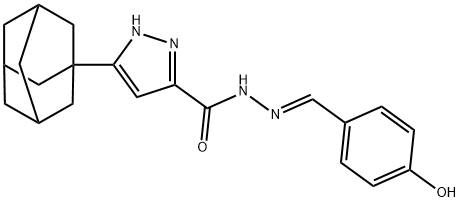 1285537-52-1 3-((1S,3s)-adamantan-1-yl)-N-((E)-4-hydroxybenzylidene)-1H-pyrazole-5-carbohydrazide