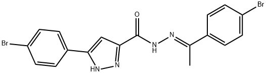 1285541-10-7 (E)-3-(4-bromophenyl)-N-(1-(4-bromophenyl)ethylidene)-1H-pyrazole-5-carbohydrazide