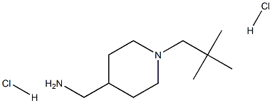 (1-Neopentylpiperidin-4-yl)methanamine dihydrochloride Structure