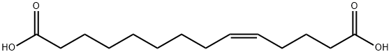 5-Tetradecenedioicacid, (5Z)-,128823-59-6,结构式