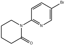 1-(5-bromopyridin-2-yl)piperidin-2-one Struktur