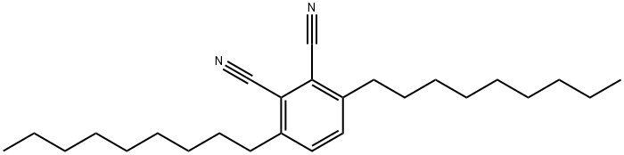 1,2-Benzenedicarbonitrile, 3,6-dinonyl- Structure