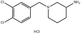 1-(3,4-DICHLOROBENZYL)PIPERIDIN-3-AMINE HYDROCHLORIDE Struktur