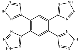1,2,4,5-四(1H-四氮唑-5-基)苯, 1291058-05-3, 结构式