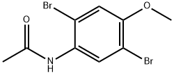 N-(2,5-二溴-4-甲氧基苯基)乙酰胺 结构式
