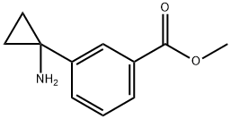 3-(1-氨基环丙基)苯甲酸甲酯, 1295297-96-9, 结构式