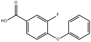 3-(4-FLUOROPHENOXY)BENZOIC ACID, 129623-62-7, 结构式