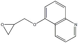 5-(oxiran-2-ylmethoxy)quinoline Struktur