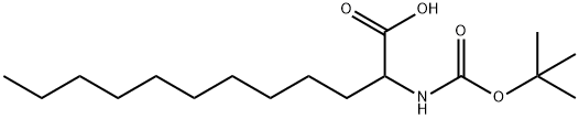 BOC-RS-2-氨基十二酸, 129850-61-9, 结构式