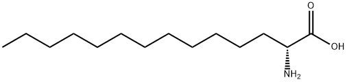 (R)-2-氨基十四烷酸, 129938-61-0, 结构式