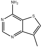 7-methylthieno[3,2-d]pyrimidin-4-amine Struktur