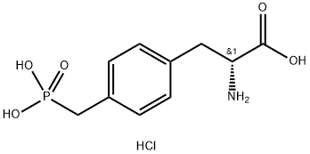 D-4-磷甲基苯丙氨酸盐酸盐, 1301706-87-5, 结构式