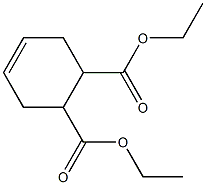 diethyl cyclohex-4-ene-1,2-dicarboxylate 化学構造式