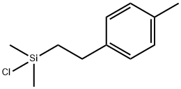 (p-METHYLPHENETHYL)DIMETHYLCHLOROSILANE Structure