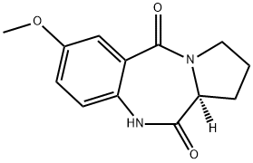 (S)-7-methoxy-2,3-dihydro-1H-
benzo[e]pyrrolo[1,2-a][1,4]diazepine-5,11(10H,11aH)-dione Structure