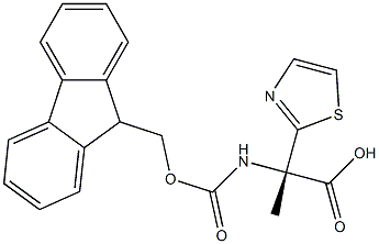 Fmoc-2-Thiazolyl-L-alanine Struktur