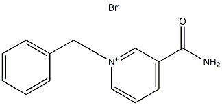 Pyridinium, 3-(aminocarbonyl)-1-(phenylmethyl)-, bromide Struktur