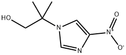 2-methyl-2-(4-nitro-1H-imidazol-1-yl)propan-1-ol Struktur