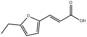(E)-3-(5-ethyl-2-furyl)prop-2-enoic acid Structure