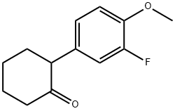 1311317-72-2 2-(3-fluoro-4-methoxyphenyl)cyclohexanone