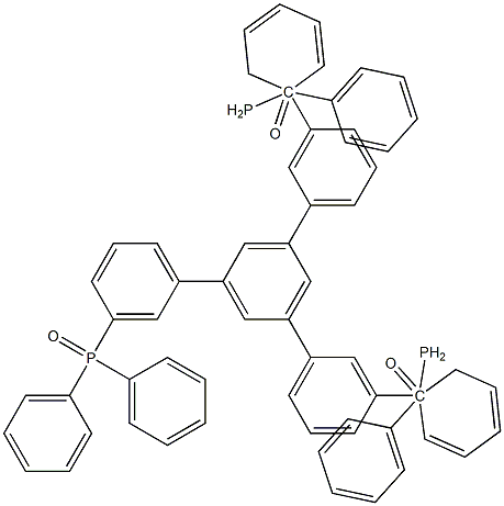 1,3,5-Tri(diphenylphosphoryl-phen-3-yl) benzene Struktur