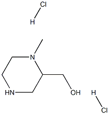 (1-methyl-2-piperazinyl)methanol dihydrochloride Structure